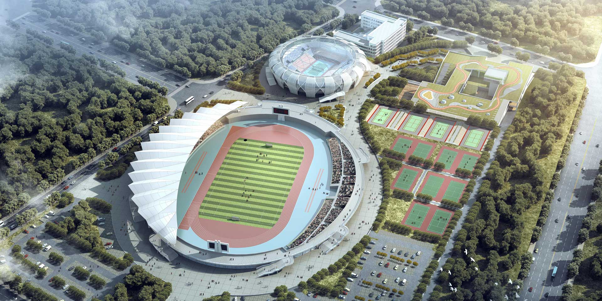 河南·登封 文化體育中心（一期）建筑方案及初步設計